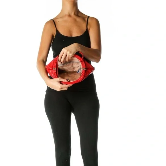 SilkRoll Red Crossbody Bag - Picture 3 of 4